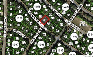 Buildable Lot in Citrus Springs presents an excellent on Citrus Springs Country Club in Florida - for sale on GolfHomes.com, golf home, golf lot