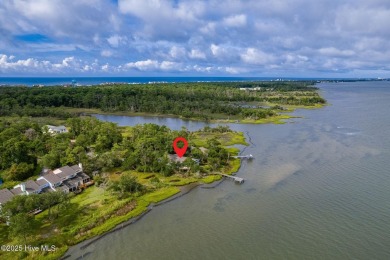 Nestled in a private setting at the end of a cul-de-sac, this on The Country Club of the Crystal Coast in North Carolina - for sale on GolfHomes.com, golf home, golf lot