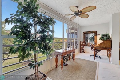 QUIET COZY RARELY AVAILABLE 2/2 KING OVERSIZED PENTHOUSE W/ENCL on Palm-Aire Country Club and Resort - The Oaks in Florida - for sale on GolfHomes.com, golf home, golf lot
