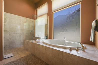 Stunning custom home built by Fox Brothers, sits on an elevated on Bermuda Dunes Country Club in California - for sale on GolfHomes.com, golf home, golf lot