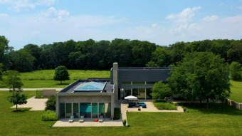 Timeless design by award winning architect of the year, Brad on Morris Country Club in Illinois - for sale on GolfHomes.com, golf home, golf lot