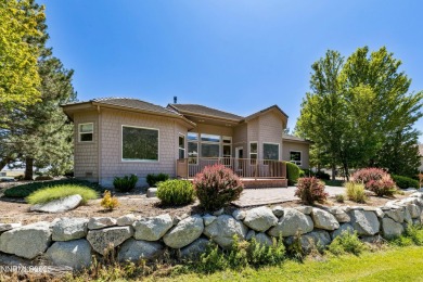 Custom single level home on Genoa's Lakes Golf Course, host of on Genoa Lakes Golf Club - Lakes Course in Nevada - for sale on GolfHomes.com, golf home, golf lot