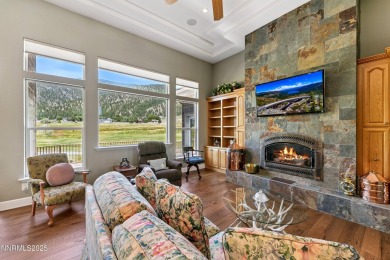 Custom single level home on Genoa's Lakes Golf Course, host of on Genoa Lakes Golf Club - Lakes Course in Nevada - for sale on GolfHomes.com, golf home, golf lot