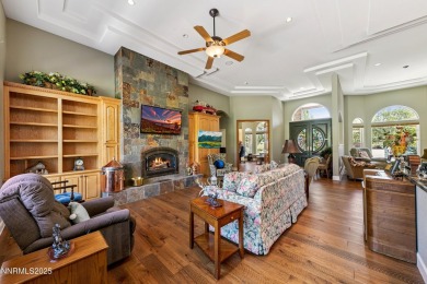 Custom single level home on Genoa's Lakes Golf Course, host of on Genoa Lakes Golf Club - Lakes Course in Nevada - for sale on GolfHomes.com, golf home, golf lot