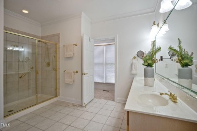 Live luxuriously in the heart of Holly Springs' sought-after on Devils Ridge Golf Club in North Carolina - for sale on GolfHomes.com, golf home, golf lot