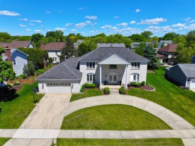 Welcome to your dream home - where timeless charm meets modern on Highland Woods Golf Course in Illinois - for sale on GolfHomes.com, golf home, golf lot