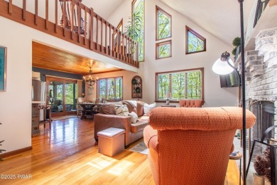 Wake up to the sounds of nature, unwind by the fire, and take in on The Hideout Golf in Pennsylvania - for sale on GolfHomes.com, golf home, golf lot