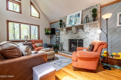 Wake up to the sounds of nature, unwind by the fire, and take in on The Hideout Golf in Pennsylvania - for sale on GolfHomes.com, golf home, golf lot
