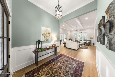 Designed by renowned builder George Crane and completed in 2023 on Members Club At St. James Plantation in North Carolina - for sale on GolfHomes.com, golf home, golf lot