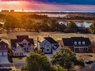 Commanding exceptional Intracoastal Waterway and golf course on Country Club of Landfall in North Carolina - for sale on GolfHomes.com, golf home, golf lot