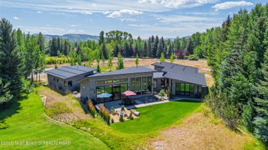 Golf course setting meets mountain modern design. Sitting on the on Jackson Hole Golf and Tennis Club in Wyoming - for sale on GolfHomes.com, golf home, golf lot