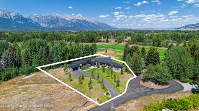 Golf course setting meets mountain modern design. Sitting on the on Jackson Hole Golf and Tennis Club in Wyoming - for sale on GolfHomes.com, golf home, golf lot