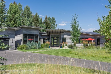 Golf course setting meets mountain modern design. Sitting on the on Jackson Hole Golf and Tennis Club in Wyoming - for sale on GolfHomes.com, golf home, golf lot
