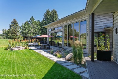 Golf course setting meets mountain modern design. Sitting on the on Jackson Hole Golf and Tennis Club in Wyoming - for sale on GolfHomes.com, golf home, golf lot