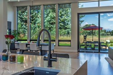 Golf course setting meets mountain modern design. Sitting on the on Jackson Hole Golf and Tennis Club in Wyoming - for sale on GolfHomes.com, golf home, golf lot