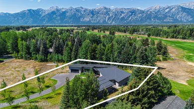 Golf course setting meets mountain modern design. Sitting on the on Jackson Hole Golf and Tennis Club in Wyoming - for sale on GolfHomes.com, golf home, golf lot