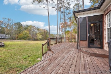 STUNNING CUSTOM HOME located on the 12th hole of Carolina Trace on Carolina Trace Country Club in North Carolina - for sale on GolfHomes.com, golf home, golf lot