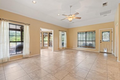 Private paradise nestled along the river with water views on Pecan Plantation Country Club in Texas - for sale on GolfHomes.com, golf home, golf lot