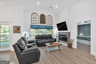 Discover the charm of this nearly new 2023 craftsman-style home on The Highlands Course at Lake Arrowhead in Georgia - for sale on GolfHomes.com, golf home, golf lot