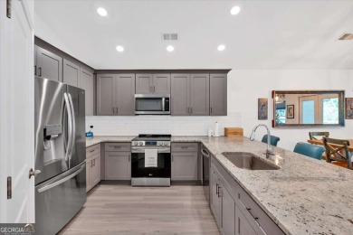 Discover the charm of this nearly new 2023 craftsman-style home on The Highlands Course at Lake Arrowhead in Georgia - for sale on GolfHomes.com, golf home, golf lot