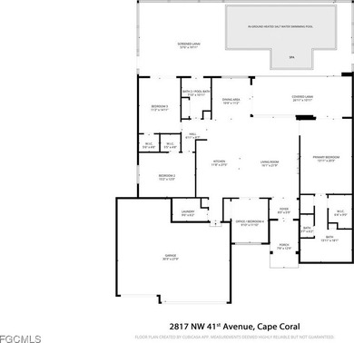 PRIME WATERFRONT IN CAPE CORAL! CONTEMPORARY 3 BEDROOM PLUS DEN on Burnt Store Golf Club in Florida - for sale on GolfHomes.com, golf home, golf lot