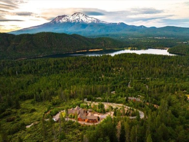 Sentinel Retreat rises boldly from its ridge-top setting above on Mount Shasta Resort in California - for sale on GolfHomes.com, golf home, golf lot