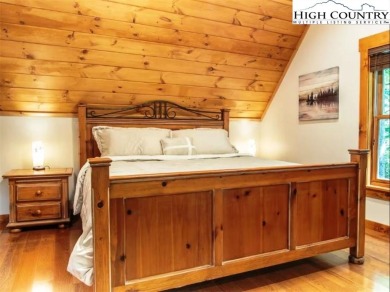Stylishly Rustic cabin totally renovated in 2019. Great Room on Beech Mountain Club in North Carolina - for sale on GolfHomes.com, golf home, golf lot