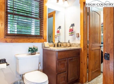 Stylishly Rustic cabin totally renovated in 2019. Great Room on Beech Mountain Club in North Carolina - for sale on GolfHomes.com, golf home, golf lot