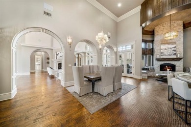 Immerse yourself in luxury with this stunning 5-bedroom, 5 on The Patriot in Oklahoma - for sale on GolfHomes.com, golf home, golf lot