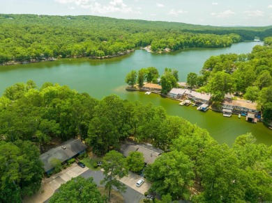 Steps to Lake off back porch with your own private boat dock! on DeSoto Golf Course in Arkansas - for sale on GolfHomes.com, golf home, golf lot