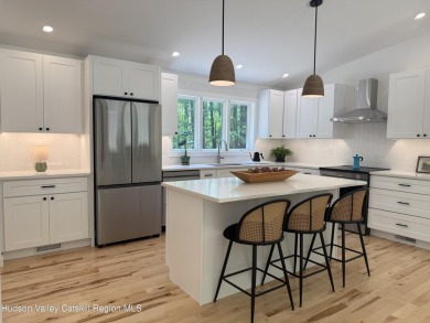 Experience modern simplicity in this newly built, thoughtfully on Rip Van Winkle Country Club in New York - for sale on GolfHomes.com, golf home, golf lot