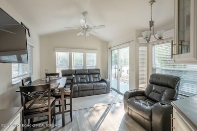 Discover a charming park model in the heart of Star Valley Ranch on Star Valley RV Golf Course in Wyoming - for sale on GolfHomes.com, golf home, golf lot