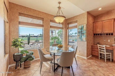 STUNNING VIEWS! Enjoy golf, lake, & mountain views from the on Tuscany Falls At Pebble Creek in Arizona - for sale on GolfHomes.com, golf home, golf lot