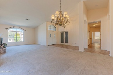 STUNNING VIEWS! Enjoy golf, lake, & mountain views from the on Tuscany Falls At Pebble Creek in Arizona - for sale on GolfHomes.com, golf home, golf lot
