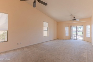 STUNNING VIEWS! Enjoy golf, lake, & mountain views from the on Tuscany Falls At Pebble Creek in Arizona - for sale on GolfHomes.com, golf home, golf lot