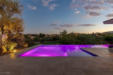 Guard-gated 1-story on extended, elevated lot w/golf course on Red Rock Country Club in Nevada - for sale on GolfHomes.com, golf home, golf lot