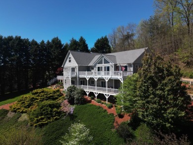 Custom-built 5 bedroom home with breathtaking mountain views on Chatuge Shores Golf Course in North Carolina - for sale on GolfHomes.com, golf home, golf lot