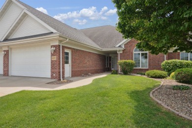 Pride of ownership in this one owner all-brick condo overlooking on Thunder Hills Country Club in Iowa - for sale on GolfHomes.com, golf home, golf lot