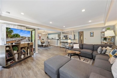 This beautifully updated Fazio Villa offers 3 bedrooms and 3 on Palmetto Dunes Golf Course and Resort in South Carolina - for sale on GolfHomes.com, golf home, golf lot