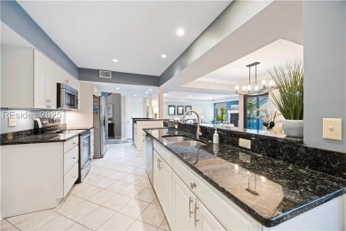 This beautifully updated Fazio Villa offers 3 bedrooms and 3 on Palmetto Dunes Golf Course and Resort in South Carolina - for sale on GolfHomes.com, golf home, golf lot