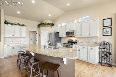 This stunning home offers four bedrooms and three bathrooms with on The Club At Flying Horse in Colorado - for sale on GolfHomes.com, golf home, golf lot