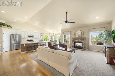 This stunning home offers four bedrooms and three bathrooms with on The Club At Flying Horse in Colorado - for sale on GolfHomes.com, golf home, golf lot