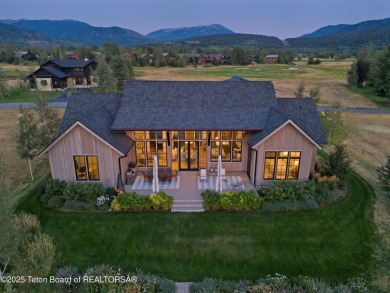 This Modern Masterpiece transcends ordinary luxury with sleek on Teton Springs Resort and Club in Idaho - for sale on GolfHomes.com, golf home, golf lot
