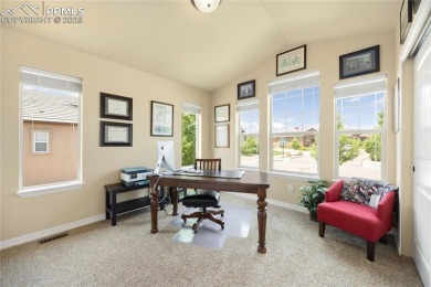 This stunning home offers four bedrooms and three bathrooms with on The Club At Flying Horse in Colorado - for sale on GolfHomes.com, golf home, golf lot