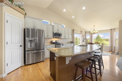 This stunning home offers four bedrooms and three bathrooms with on The Club At Flying Horse in Colorado - for sale on GolfHomes.com, golf home, golf lot
