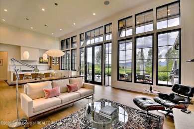 This Modern Masterpiece transcends ordinary luxury with sleek on Teton Springs Resort and Club in Idaho - for sale on GolfHomes.com, golf home, golf lot