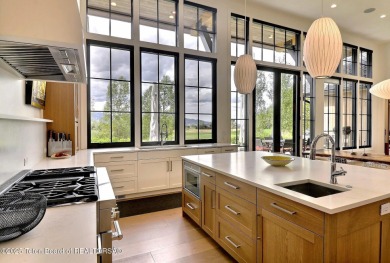 This Modern Masterpiece transcends ordinary luxury with sleek on Teton Springs Resort and Club in Idaho - for sale on GolfHomes.com, golf home, golf lot