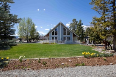 Spacious residence bordering the #7 hole at Cedar Creek Golf on Star Valley RV Golf Course in Wyoming - for sale on GolfHomes.com, golf home, golf lot