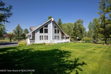 Spacious residence bordering the #7 hole at Cedar Creek Golf on Star Valley RV Golf Course in Wyoming - for sale on GolfHomes.com, golf home, golf lot