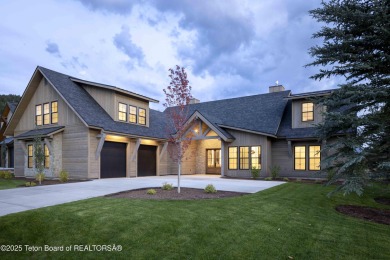 This custom home in Teton Reserve offers a unique plan with on Teton Reserve in Idaho - for sale on GolfHomes.com, golf home, golf lot